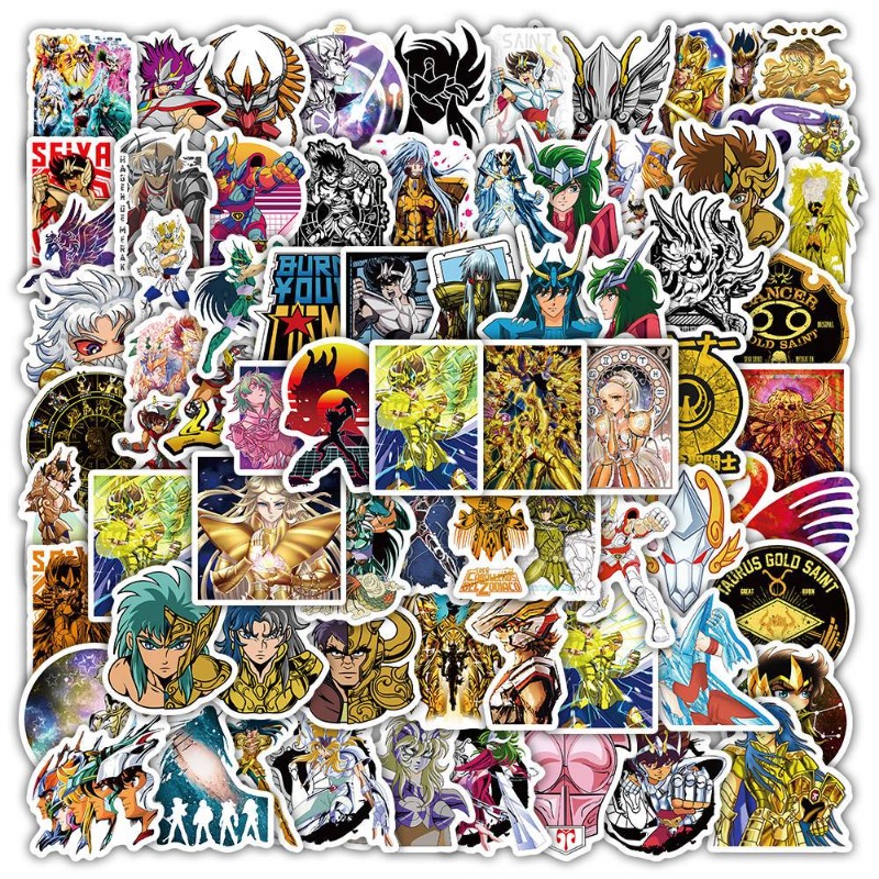 Laptop Accessories Parts - 101 Pezzi Adesivi Anime Saint Seiya,