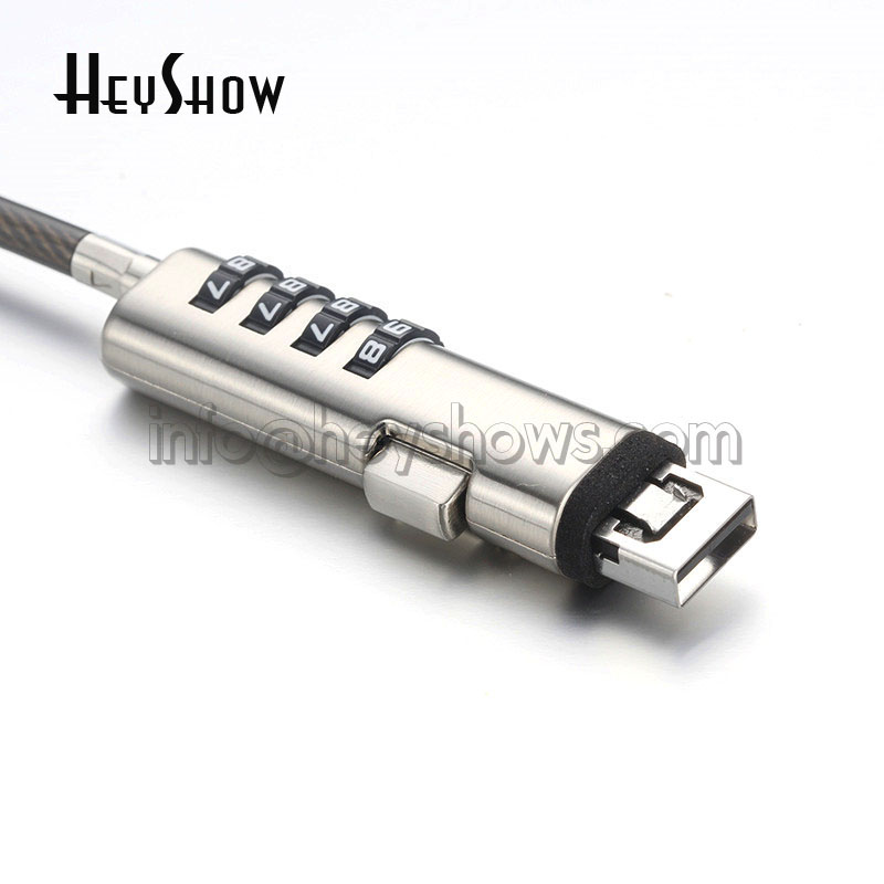 Laptop Lock Cable - Lucchetto di Sicurezza USB per Laptop