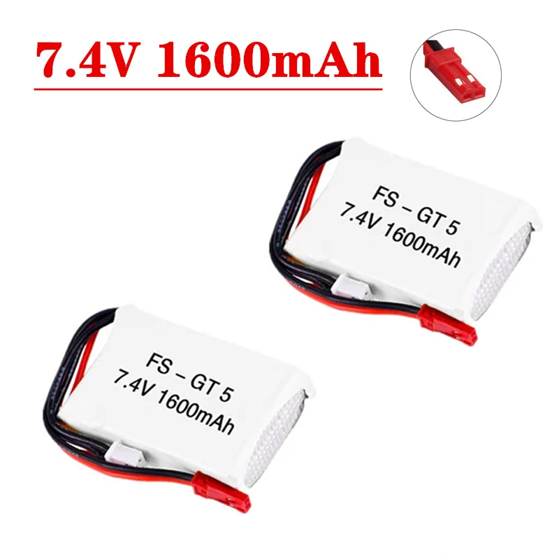 Jst Laptop Accessories - Batteria Lipo 7.4V 1600mAh per Trasmettitore
