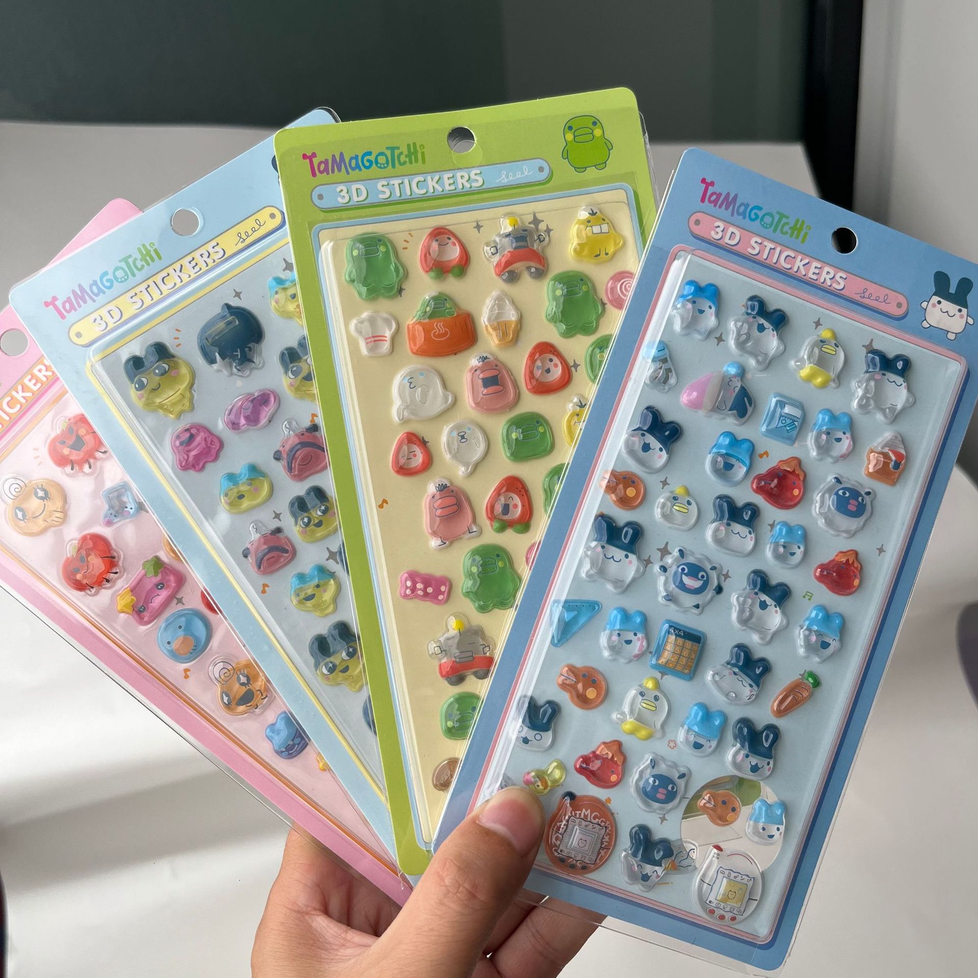 Laptop Accessories Parts - Adesivi 3D Puffy Tamagotchi Carini, Decalcomanie