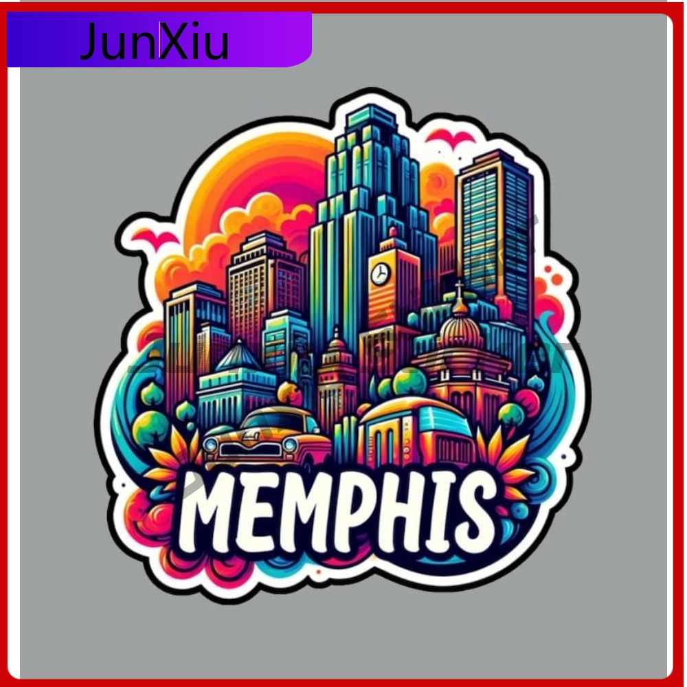 Laptop Accessories Logo - Memphis Tennessee Accessori adesivi per paraurti