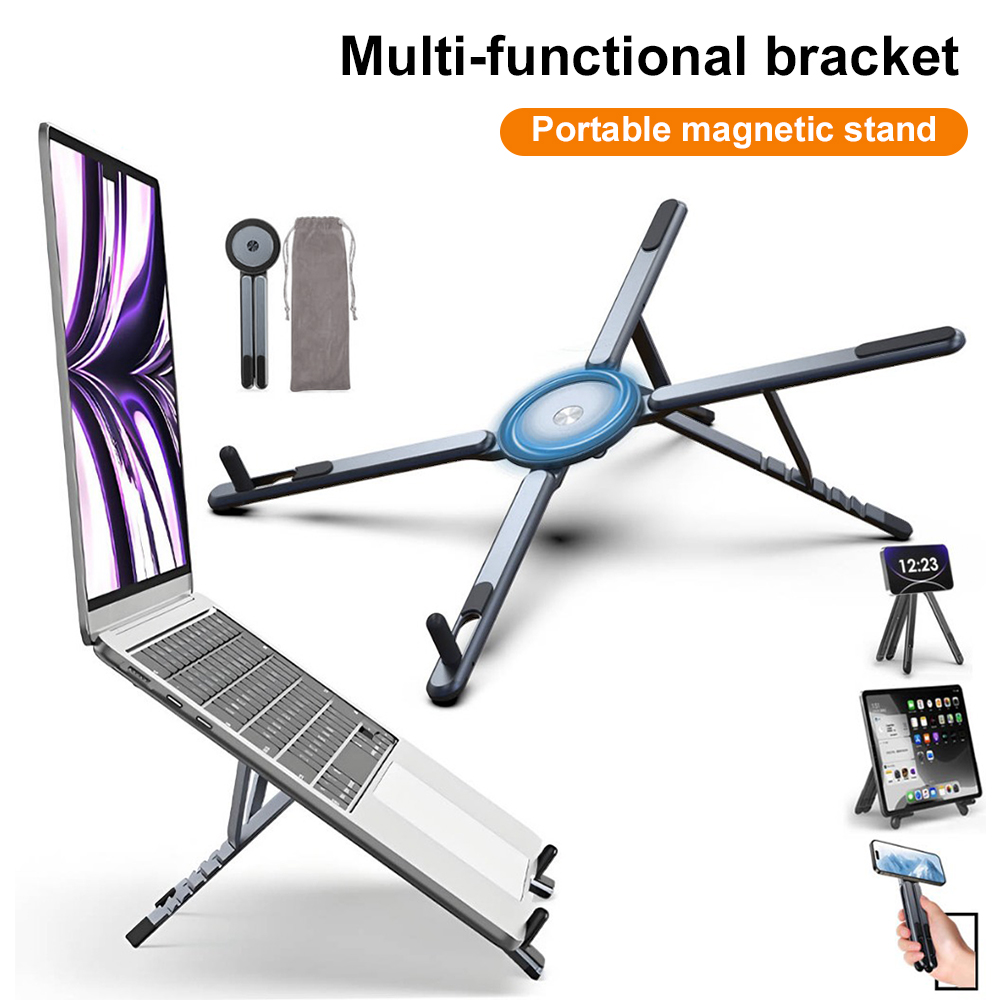 Laptop Accessories Holder - Supporto Magnetico Portatile per Telefono e