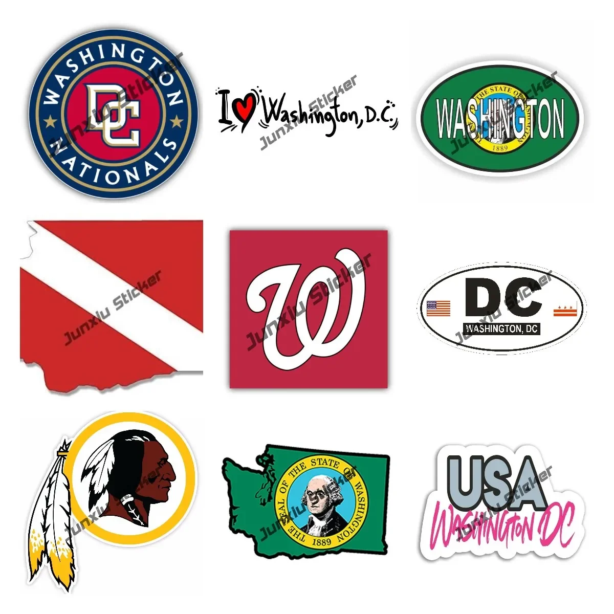 Mappa bandiera USA Washington  - Laptop Accessories Logo recensione e prezzo