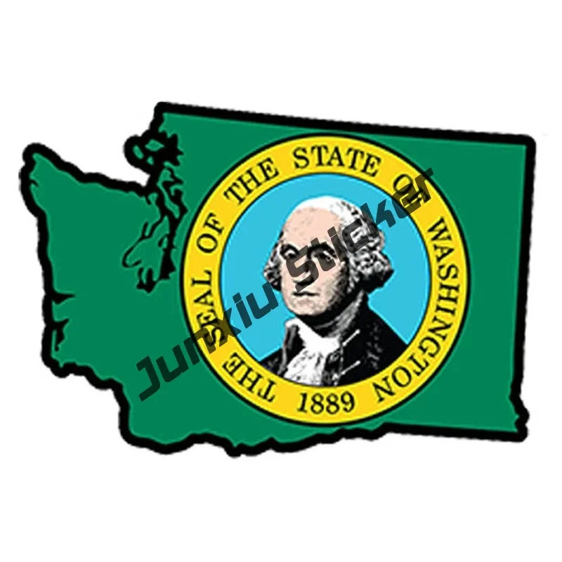Mappa bandiera USA Washington  - Laptop Accessories Logo recensione e prezzo