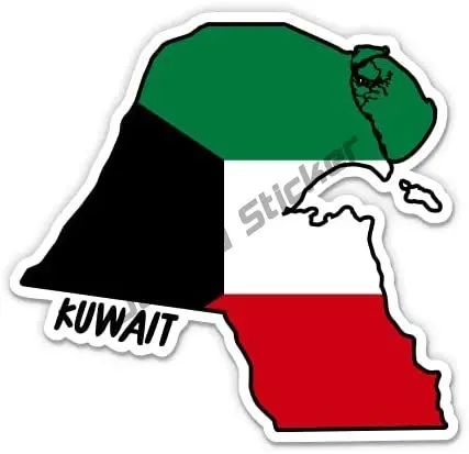 Kuwait Map with Flag Vinyl Sti - Laptop Accessories Kuwait recensione e prezzo