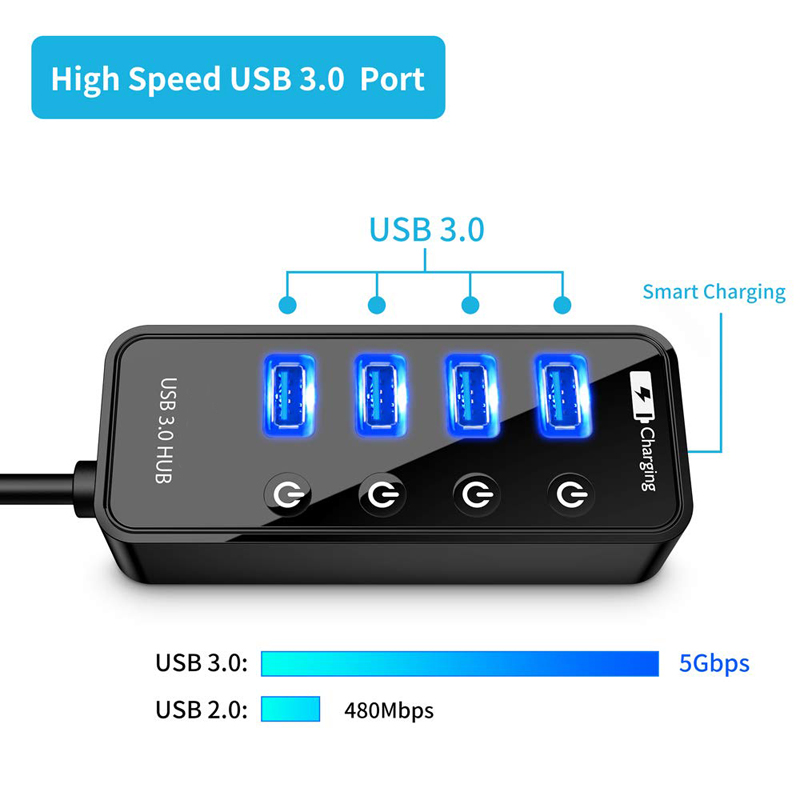 USB HUB 3.0 4 Caricatore per s - Laptop Lock Cable recensione e prezzo
