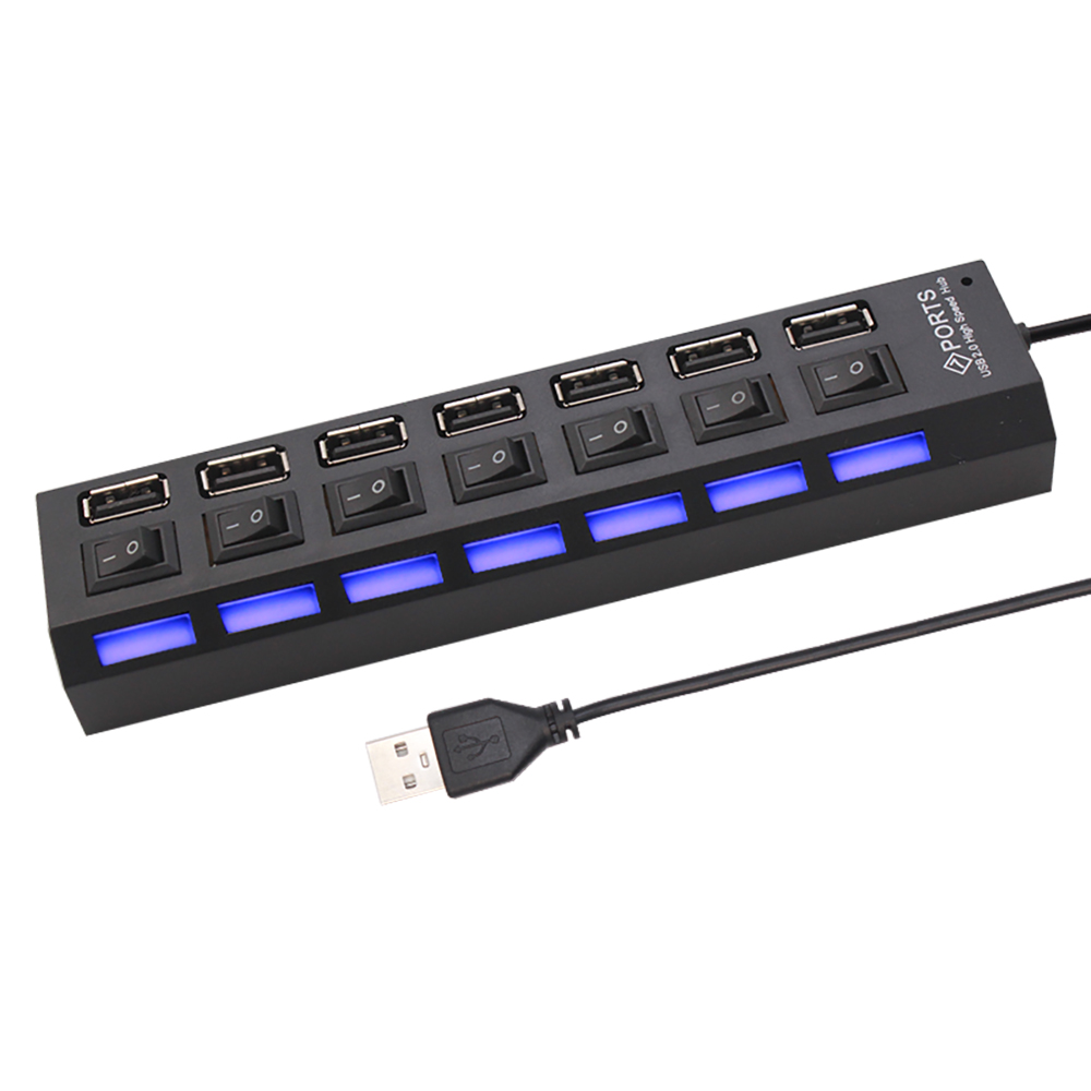 Splitter hub USB 2.0 a 7 porte - Laptop Accessories Parts recensione e prezzo