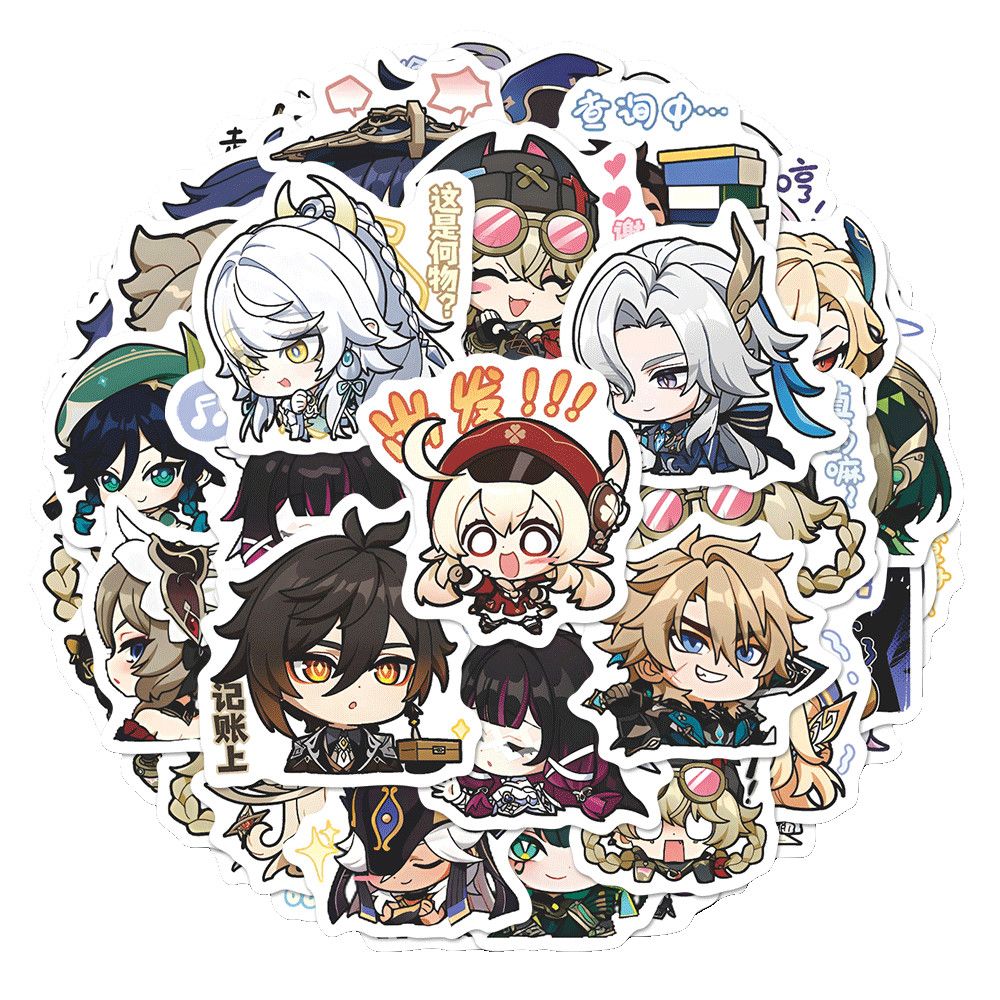 64 Pezzi Adesivi Anime Genshin - Laptop Accessories Parts recensione e prezzo